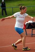 Lea Obadić u pripremi za hitac preko 40 m i 2.mjesto u bacanju diska