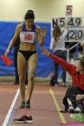 Mirjana Gagić iz AK Kvarner, slavi nakon 6,20 m u skoku u dalj