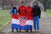 Juniorska reprezentacija Hrvatske:Josipović, Malić, Srša i Bošnjak