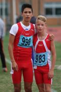 Luka Benković i Leo Tilošanec nakon utrke na 3000 m