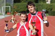 Filip Peras i Petar Novak slave nakon ekipnog proglašenja za 2011. godinu