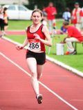 Valentina ?prajc u utrci na 60 m za pionirke U14