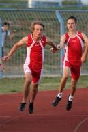 17.09.2011. - Finale KUP-a Hrvatske za kadetkinje i kadete, Čakovec - Zadnja izmjena štafete AK Međimurje - Škvorc i Varga